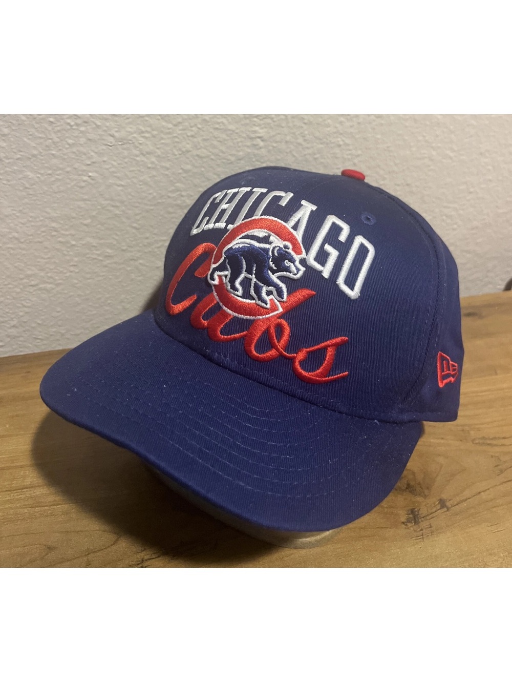 New Era Navy Blue and Red MLB Genuine Merchandise Cap